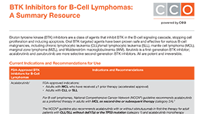 BTKi for B-Cell Lymphomas